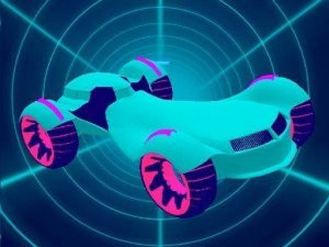 Neon Tunnel Dash Racing