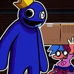 FNF Roblox Rainbow Friends vs Blue Online Game