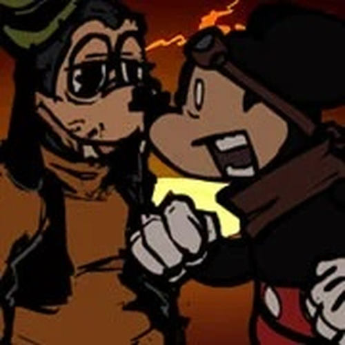FNF Friendly Face &ndash; Mickey Mouse vs Goofy Online Game