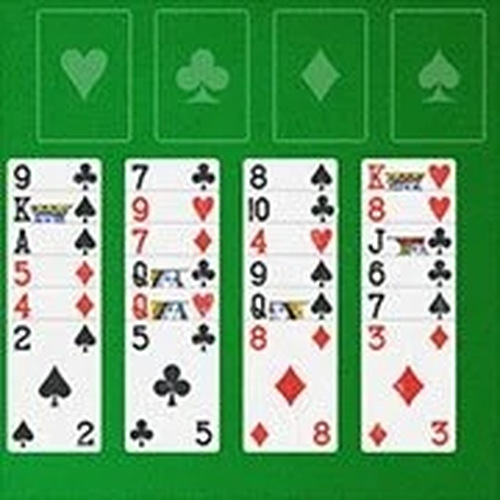 Freecell Solitaire Big Card Online Game