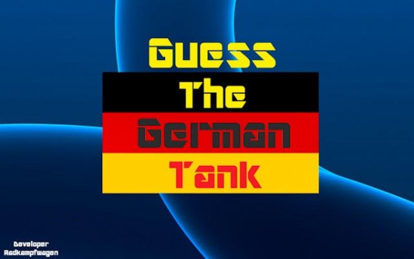 Guess the German Tank Online Quiz Game