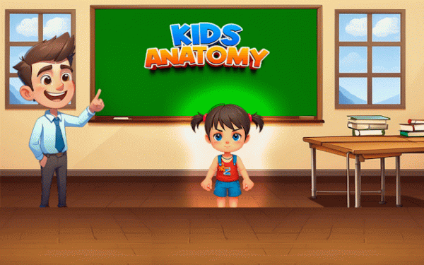 Kids Anatomy Fun Learning Game - Interactive Puzzle Online