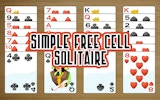 Simple Free Cell Solitaire Card Game