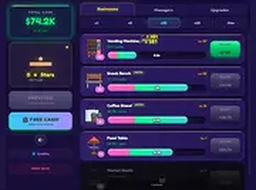 Night Market Tycoon Idle Sim