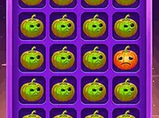 Pumpkin Find Odd One Puzzle Game