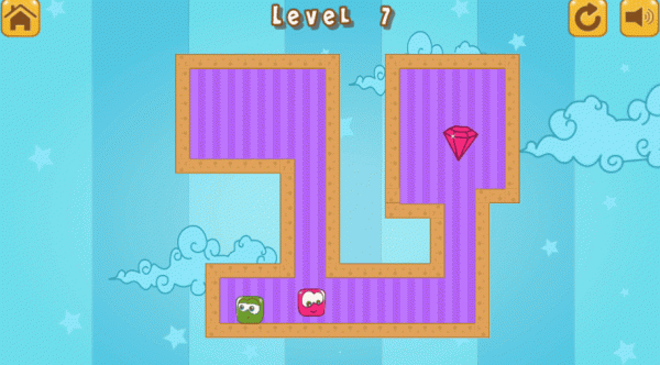 Crystal Pair Platform Puzzle